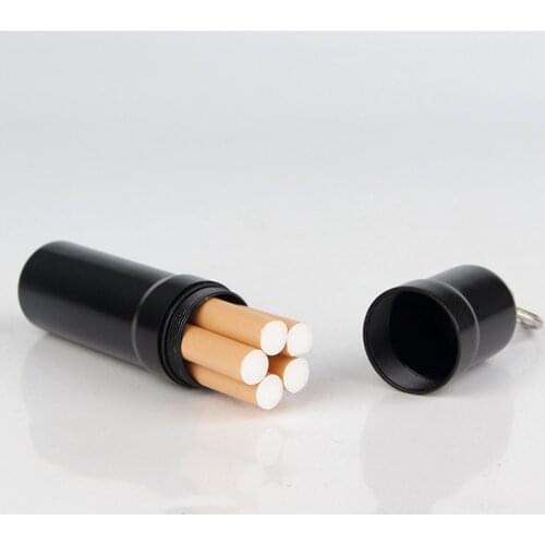 Waterproof Cigarette Box Slim Aluminum Alloy Hold 5 Cigarette Unisex Birthday Gift for Boyfriend Tobacco Case Accessories