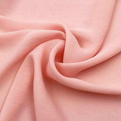 Width 59'' High Grade Solid Color Soft Draping Anti Wrinkle Impermeable Chiffon Fabric By The Yard For Shirt Dress Pant Material