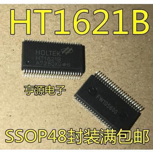 10pieces HT1621 HT1621B RAM LCD SSOP-48
