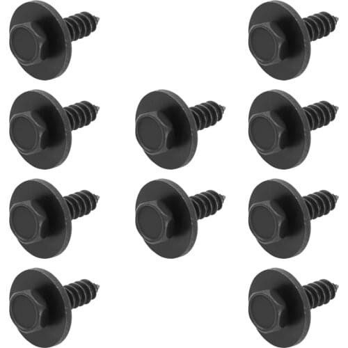 10pcs Universal 4.8x19mm Self-Tapping Screws Car Accessories For audi a3 8v 8p a4 A5 A6 A7 Q2 q3 Q5 Q7 b6 b7 b8 c6 c7 Avant