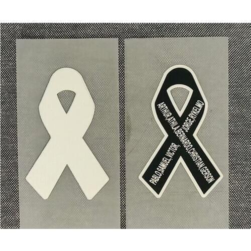 10PCS ONE Lot 2019 Flamengo Patch fire Victims Memory Patch heat Transfer Patch badge