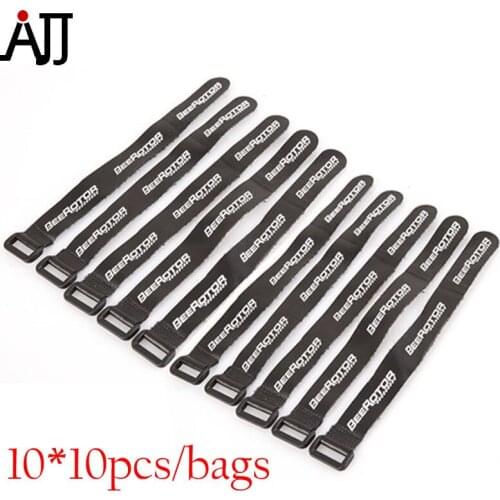 100pcs BeeRotor 20x200mm Fantastic LiPo Battery Tie Down Strap BR2020 10pcs/bag Wholesale