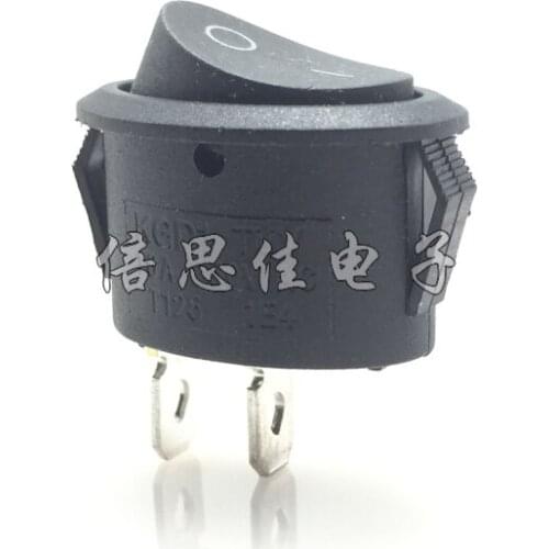 20pcs/KCD-103 Rocker switch Ellipse KCD1-3 2 Pin 2 files Ship type switch