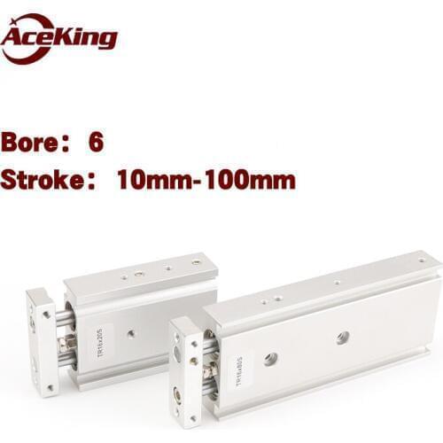 Biaxial cylinder TR6x10/20/30/40/50/125/150-75/100 / S parallel bars cylinder TR6-10 TR6-20 TR6-30 TR6-40 TR6-50