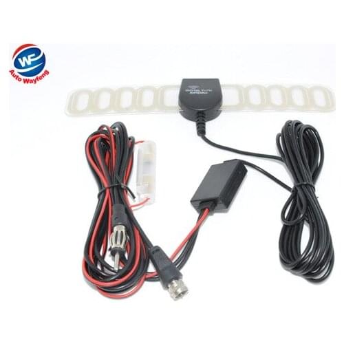 F connector for Europe Car Auto TV Booster FM Radio Digital DVB-T CAR Digital TV Antenna Aerial F+FM Radio Booster Antenna