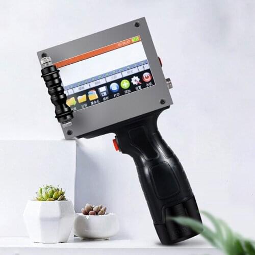 Intelligent Handheld Inkjet Printer To Print Production Date Packaging Coder Number Digital Barcode QR code Multifunctional