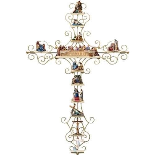 The Life of Christ Collection Display Cross Sticker Wall Decal Religious Bible Accessories Christian Gifts Wedding Wall Stickers