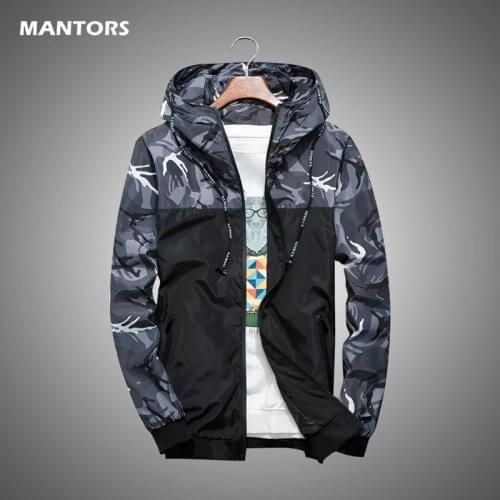 2021 Spring Autumn Mens Jacket Camouflage Windbreaker Jackets Male Fashion Casual Slim Fit Coat Men Clothing New Streetwear 6XL