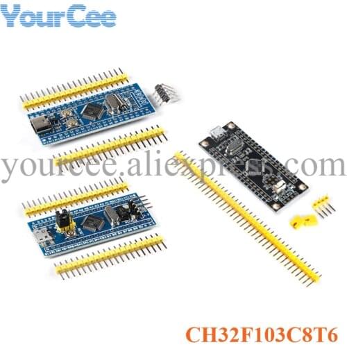 STM32F103C8T6 ARM STM32 Minimum Development Board Module CH32F103C8T6 System Board Module Type-C Micro Interface for Arduino