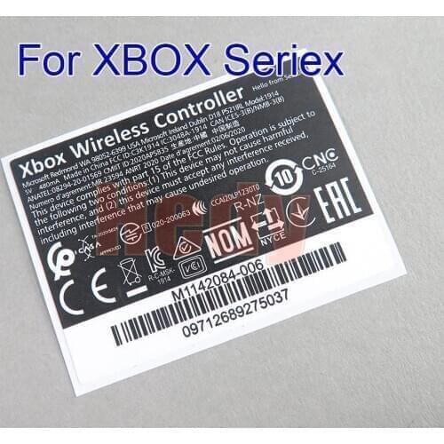 200PCS Black FOR XBOX Series S X Skin Sticker stickers skins for XBOX Series S X handle sticker Label back sticker Controller