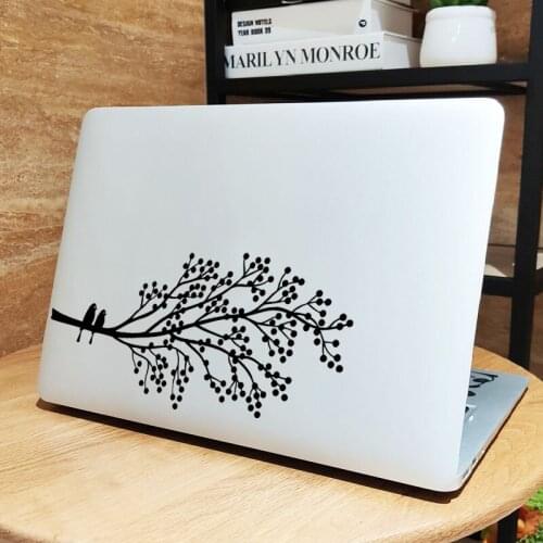 Birds on Tree Vinyl Decal for Macbook Pro 16" Air Retina 11 12 13 15 inch Mac Book 14" Dell HP Notebook Case Skin Laptop Sticker