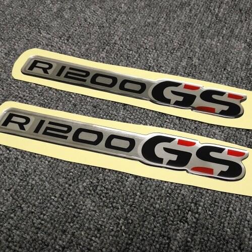 R 1200 GS Motorcycle Stickers For BMW R1200GS R1200 Side Panel Protector Fairing Emblem Tank Pad Aluminum Case ADV Adventure