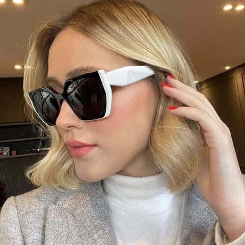 New Brand Designer Sunglasses Fashion Womens Square Sunglasses Classic Vintage Cat Eye Glasses Female Elegant Shades