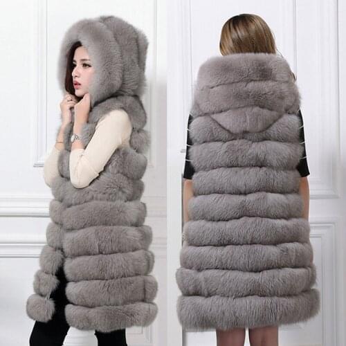 Autumn and winter imitation fox fur jacket long female dress repair Korean version of Maomaokan shoulder jacket fur coat