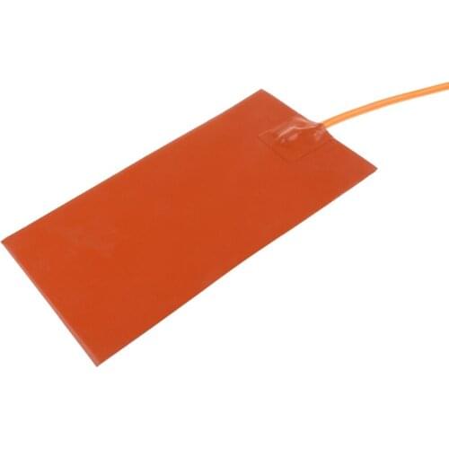 Silicone Heated Pad 152X304mm 100W 12V for Pizza Hot Food Delivery Bag Mat Heat