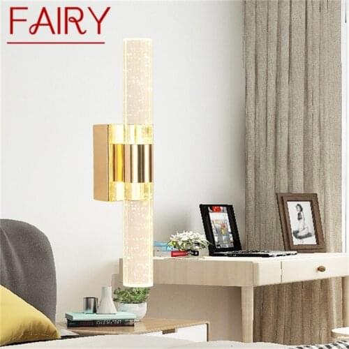 FAIRY Wall Sconces Lamps LED Modern Luxury Indoor Simple Crystal Lights For Home Bedroom