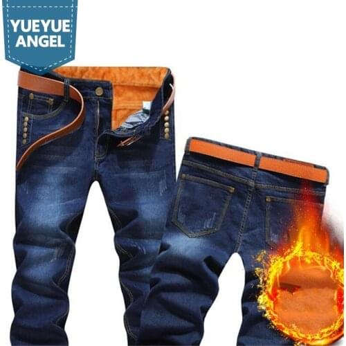 Мужские зимние джинсы YueYueAngel China At AliExpress