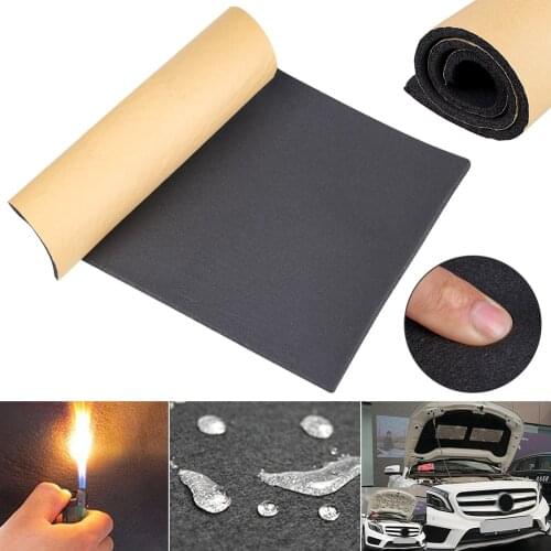 1Roll Car Sound Proofing Deadening 30 X 50cm Car Auto Van Sound Proofing Deadening Insulation 5mm Closed Cell Foam