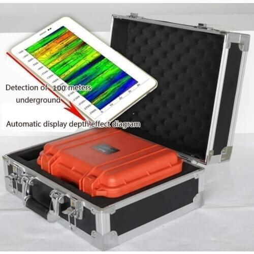 3D Image Mobile app control 100m deep depth water detector underground