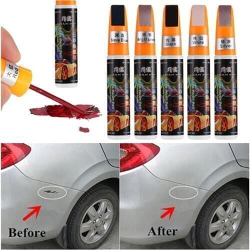 6 Colors 12ml New Professional Car Paint Repair Pen Waterproof Clear Car Scratch Remover Painting Pens for All Kinds of Cars