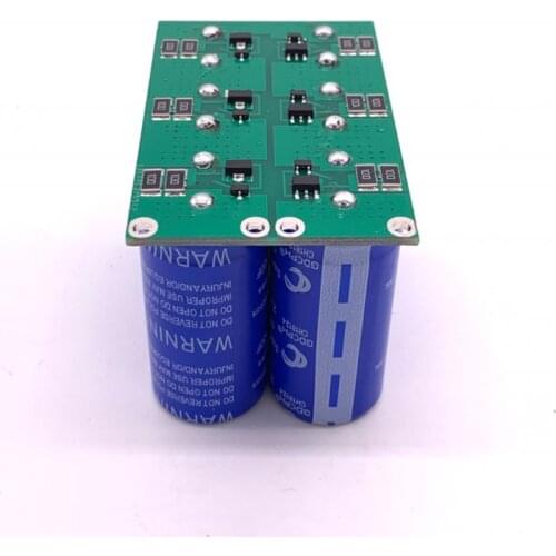 6pcs/set 2.7V 120F Super Farad Capacitor Double Row With Protection Board 16V 20F High Frequency Low ESR Ultracapacitor