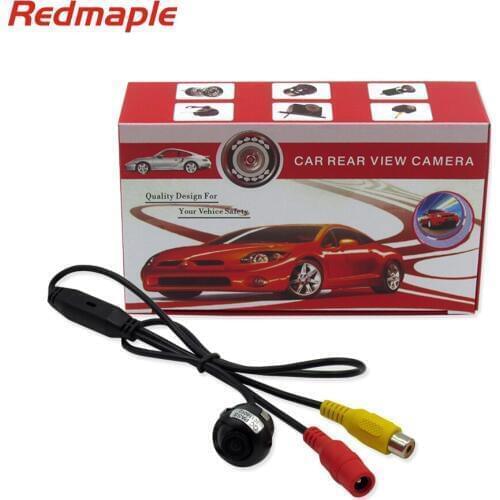 360 Degree Car Rear Universal Mini CCD High Definition Night Vision Front Side View Backup Camera With Mirror Image Conversion