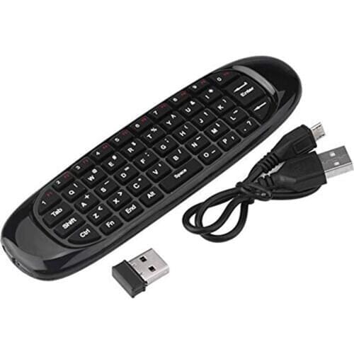 C120 Multi-Language Version Wireless Air Mouse Mini Keyboard Mouse Somatosensory Gyroscope Double-Sided Remote Control