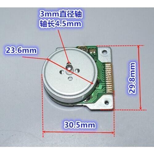 DC 12V Micro Mini Brushless Motor Electric Volt 7000RPM External Outer Rotor 3mm Shaft Flat Hall Small Motor DIY CD-ROM Model