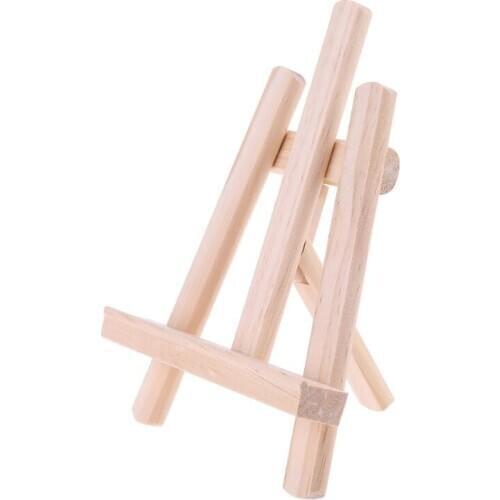 Wood Table Easel Tablets Stand Easel Painting Craft Wood Stand For Decoration K92C