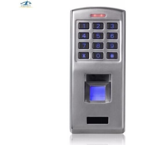 HFSECURITY Waterproof IP65 Fingerprint RFID Card Reader Outdoor Keypad Locks For Access Control System