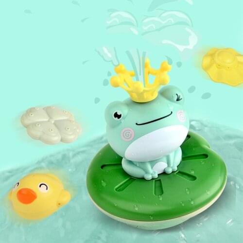 Baby Bathing Toy Kids Cute Frogs Water Spray Sprinkler Bathroom Sprinkling Fun Shower Swimming Water Toys Children Gift