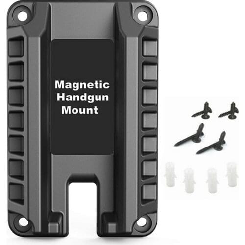 Magnetic Gun Magnet Mount Flat Top Handgun Mount Black Concealed Tactical Accessories For Glock Sig XD M&P Ruger