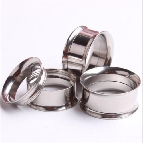 Medical Stainless steel Ear Plugs Tunnels Flesh Expansions Piercing Ear Plugs Earring Gauges Ears Expanders Helix Body Jewelry
