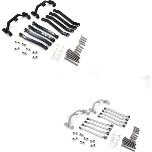 Metal Chassis Pull Rods Drag Link Suspension Link Mount for MN D90 D91 D99 MN90 MS 1/12 RC Car Upgrade Parts