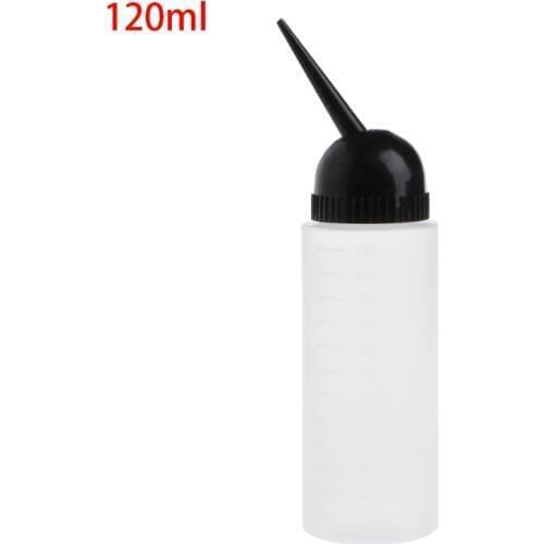 120ml Pro Salon Hair Washing Cleaning Refillable Squeeze Bottle Hairdressing Tool Multifunctional