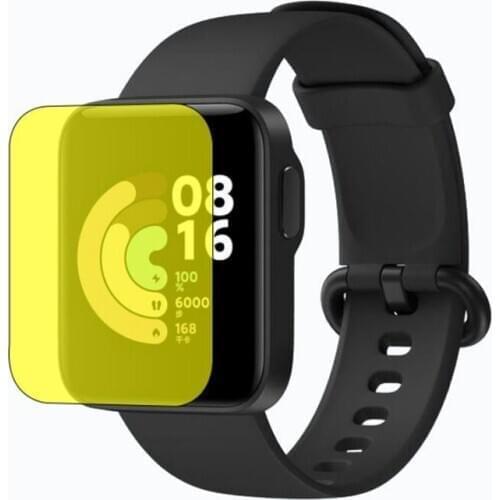 5pcs Soft TPU Clear Protective Film For Xiaomi Redmi Watch/ Mi Watch Lite Full LCD Screen Protector Cover Smartwatch Protection