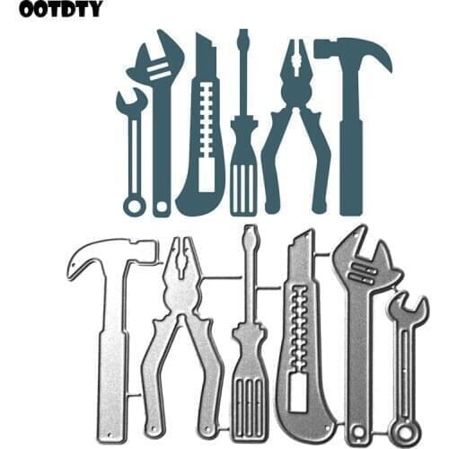 Repair Tool Set Metal Cutting Dies Stencil Scrapbooking DIY Album Stamp Paper Card Embossing Decor Craft New Dies for 2021