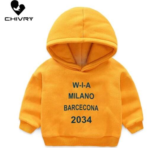 New 2020 Kids Boys Sweatshirt Spring Autumn Children Baby Girls Hooded Long Sleeve Cartoon Letter Print Hoodies Coat Outer Wear