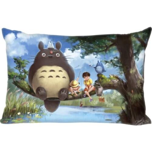 Lovely Totoro Double Sided Rectangle Pillow Covers Bedding Comfortable Cushion/Good For Sofa/Home/Car High Quality Pillow Cases