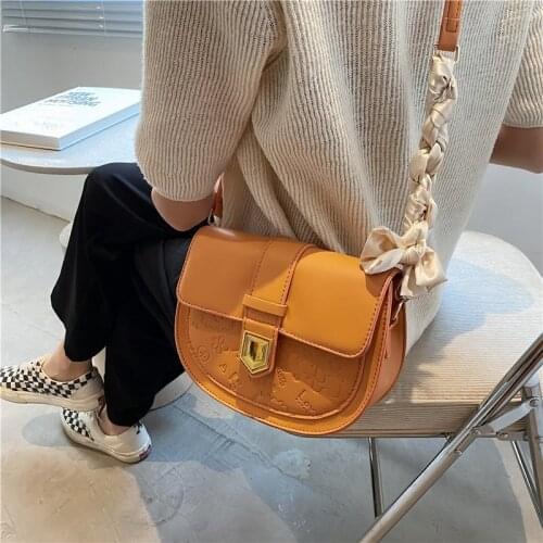 Luxury Handbags Women Bags Designer Small Saddle Crossbody Bag Ladies PU Leather Fashion Clutch Purse Shoulder Bags Sac A Main