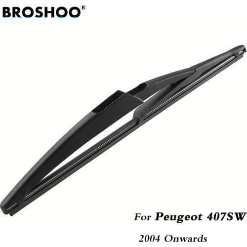BROSHOO Car Rear Wiper Blade Blades Back Windscreen Wiper Arm For Peugeot 407SW Hatchback (2004 Onwards) 295mm Auto Styling