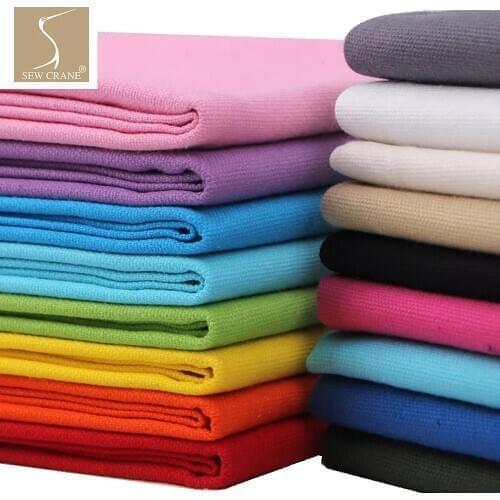 Heavy Duty Canvas Fabric Pure Cotton Duck Cloth Solid Color Plain Woven Decorative Needlepoint Crafts Fabrics, 150cm Wide