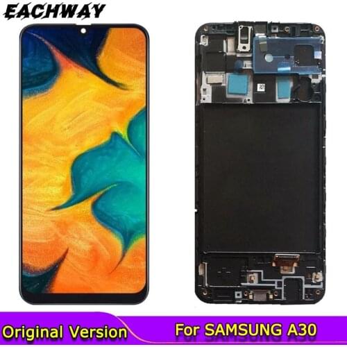 For SAMSUNG GALAXY A30 A305 Display A305F A305FD Touch Screen Digitizer Assembly For Samsung A30 LCD A305