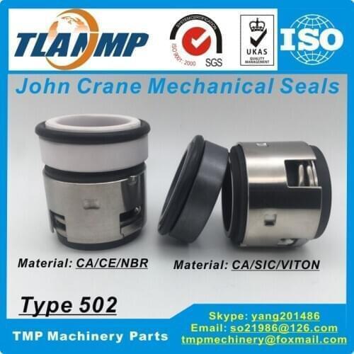 T502-100 502/100 J-Crane Mechanical Seals (Material:CA/SIC/VITOIN, Carbon/Ceramic/NBR) |Type 502 Elastomer Bellow Pump Seals