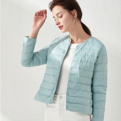 Ultra Light Duck Down Women Matt Fabric Lightweight Coat Warm Female Windbreaker Parka Womens Down Jackets Plus Coats