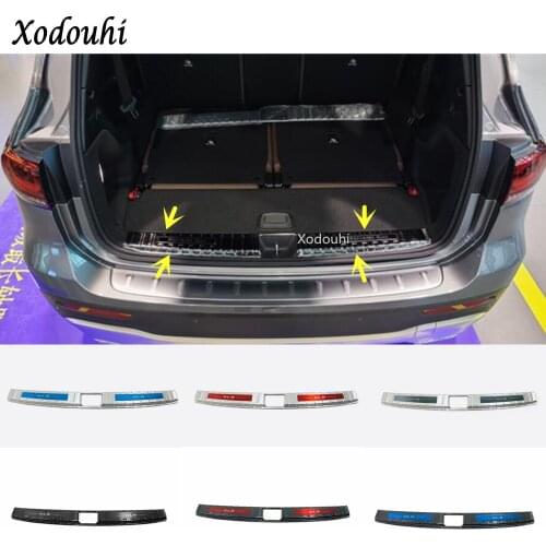 For Mercedes Benz B Glb Class W247 X247 2019 2020 2021 Inner Rear Back Bumper Stainless Steel Scuff Sill Trunk Plate Pedal
