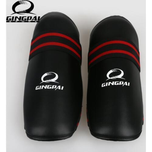 MMA Boxing shin guard Red Black Boxing Taekwondo leg gaurds kickboxing grappling muay thai shank protectors training sports pads