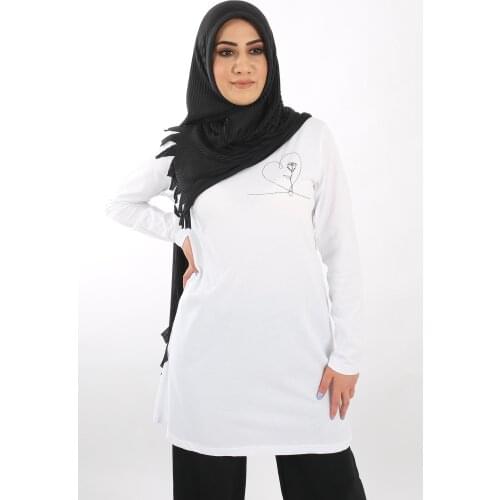 Saramodex Rose Printed Cotton Combed Women Tunic SR9014