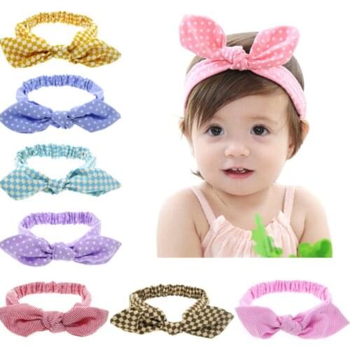 1 Pcs Hair Bandage Tie Band Headband Bow Turban Children Newborn Kids Baby Girl Accessories Bowknot Rabbit Ear Headwear