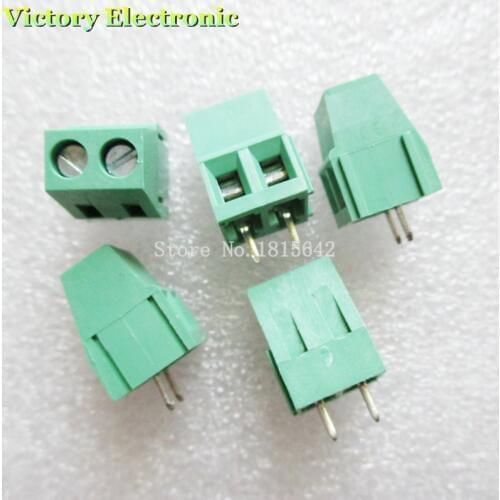 10PCS/LOT EG128-5.08-2P EG128-2P 300V 10A Screw 2Pin 5.08mm Straight Pin PCB Screw Block 22-12A WG